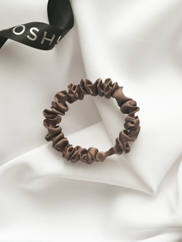 POSHYOU Mała jedwabna gumka MOCHA MOUSSE